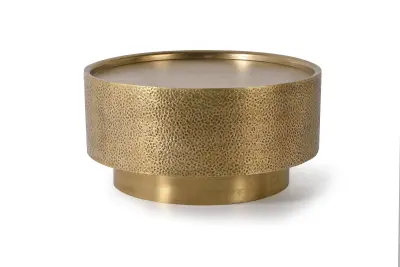 Zlata aluminijasta in bronasta miza