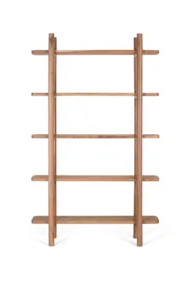 Ročno izdelana polica iz akacijevega lesa, 110 cm