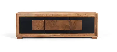 TV omarica s 3 vrati iz mangovega lesa