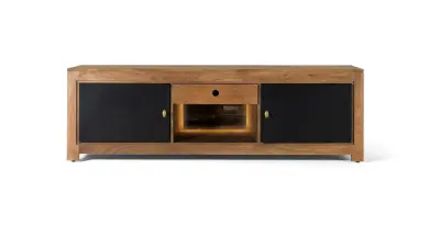 TV stojalo iz mangovega lesa in kovine