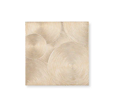 Vzglavje postelje iz rafiniranega zlatega MDF-ja 90 cm