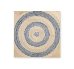 Vzglavje iz zlatega in rjavega MDF-ja 120 cm