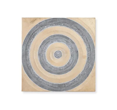 Vzglavje iz zlatega in rjavega MDF-ja 120 cm