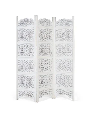 3-delni zaslon, ročno izdelan iz MDF-ja