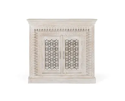 Komoda iz staranega belega mangovega lesa