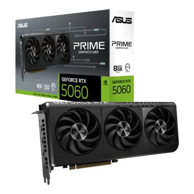 Grafična kartica nVidia RTX5060 Asus Prime OC Edition - 8GB GDDR7 (90YV0N10-M0NA00)