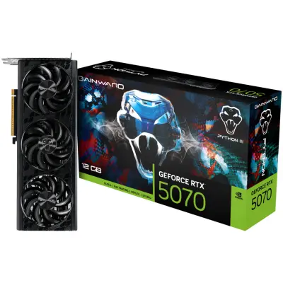 Grafična kartica nVidia RTX5070 Gainward Python III - 12GB GDDR7 (NE75070019K9-GB2050T)