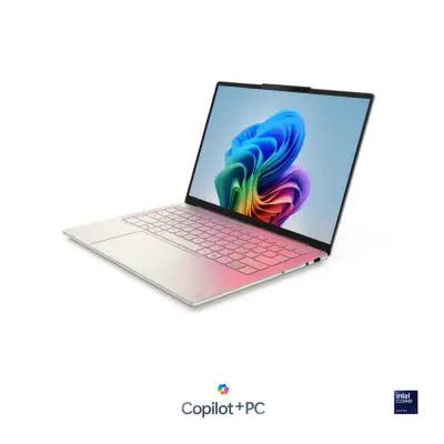 LENOVO Yoga Slim 7 Aura Edition, Intel Core Ultra 5 226V, 35,6 cm (14"), 2.8K OLED, 120 Hz, 16 GB RAM, 512 GB SSD, W11H Seashell prenosni računalnik