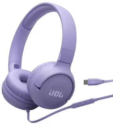 Slušalke JBL Tune 520 USB-C, vijolične