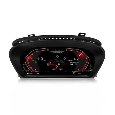 12,3'' digitalna armaturna plošča za BMW serije 5 E60 E61 E63 E64 CCC CIC Car LCD Panel speedometer
