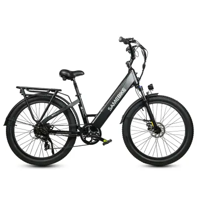 Električno mestno kolo SAMEBIKE RS-A01 Plus, 26", 48V 14AH 750W, črno