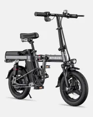 Zložljivo električno mestno kolo ENGWE T14 s pnevmatikami 14 palcev in motorjem 250 W, hitrost 25 km/h, 48 V 10 Ah, doseg do 42 km.