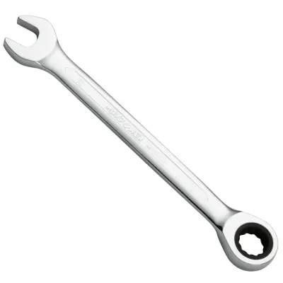 MAXPOWER 13 mm kombinirani ključ z 72-zobno ragljo, 12-kraki zobniški ključ, kovan in toplotno obdelan kromiran V jeklo, metričen, kromiran