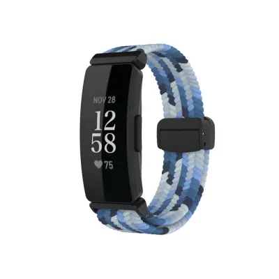 Eleganten tkan magnetni pas iz najlona za Fitbit Inspire 3 Multicolor2