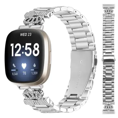 Iskriv pas za uro Fitbit Versa 3/4/Sense 2 s tremi kroglicami