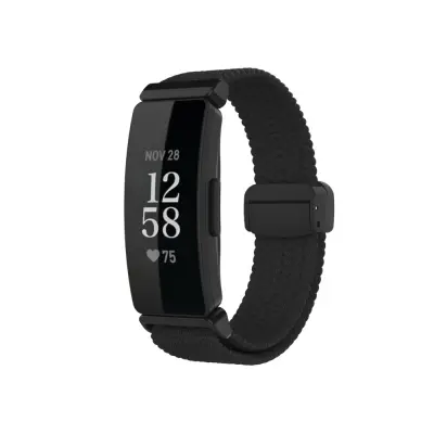 Eleganten tkan magnetni pas iz najlona za Fitbit Inspire 3 Black
