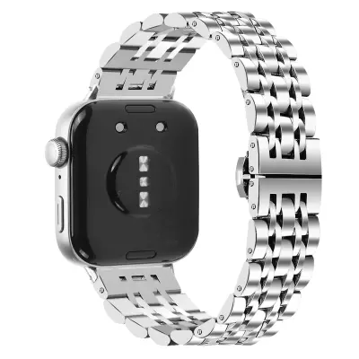 Pametni pašček za uro WatchFit 3 s sedmimi jeklenimi perlicami Silver