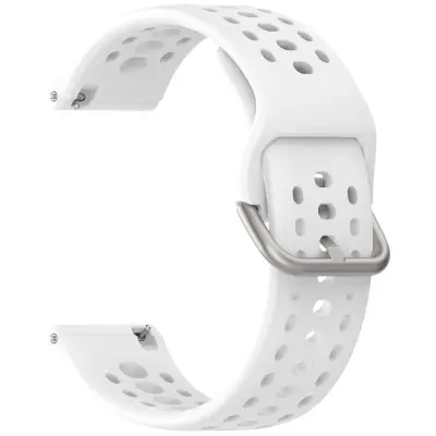 Eleganten silikonski pašček za Amazfit Bip6 (A2435) White