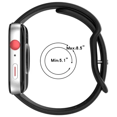 Silikonski pašček za Huawei Watch Fit 3/4 - Nadomestni trak Black