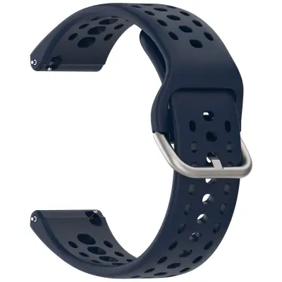 Eleganten silikonski pašček za Amazfit Bip6 (A2435) Blue