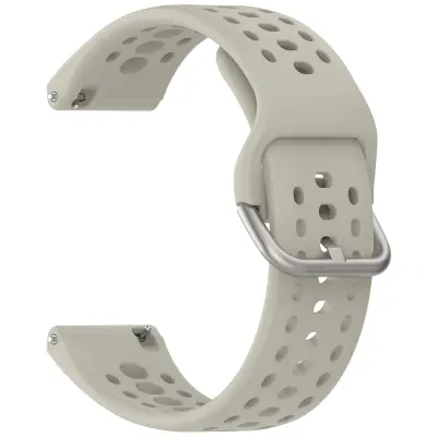 Eleganten silikonski pašček za Amazfit Bip6 (A2435) LightGrey