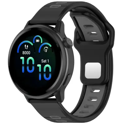 Eleganten 22 mm nadomestni pašček za Garmin vivoactive 6 Black+Grey