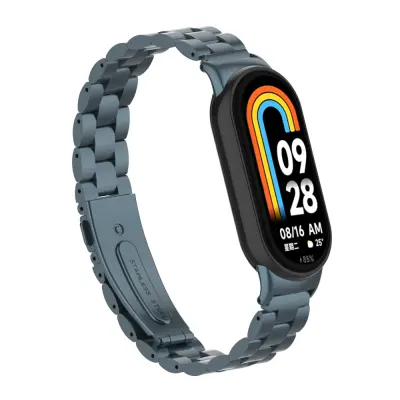 Eleganten pašček iz nerjavečega jekla za Xiaomi Mi Band 9 Grey