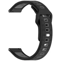 Silikonski nadomestni pašček za Garmin vivoactive 6 Black+Grey