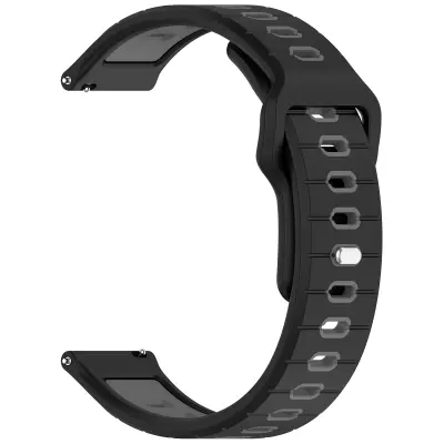 Silikonski nadomestni pašček za Garmin vivoactive 6 Black+Grey