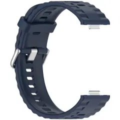 Silikonski pašček za Huawei Fit 4 Pro s srebrno zaponko Blue