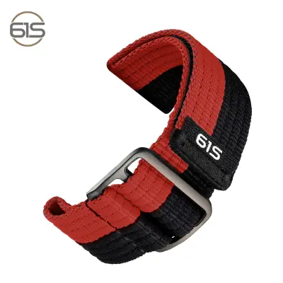 Garmin Fenix 8/7X/970/965 Športni najlonski pašček za uro Red 26 mm