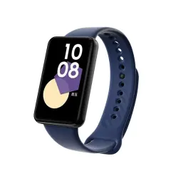 Silikonski pašček enobarvne barve za Honor Band 9 Blue