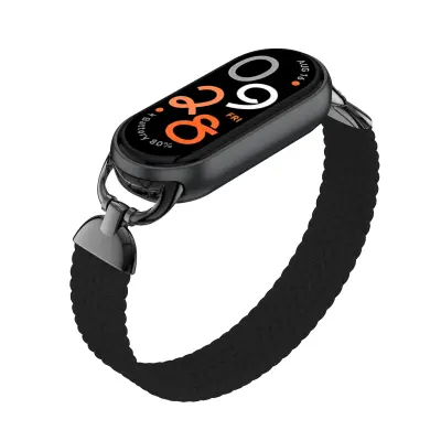 Eleganten pleten najlonski elastični pašček za Xiaomi 9 Black