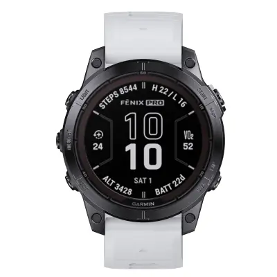 Eleganten pašček za hitro sprostitev za Garmin Fenix 7X Pro White + Blue