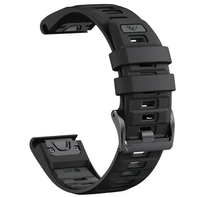 Garmin Fenix 8 Hitro Sprostljiv Pas Black+Grey 51MM