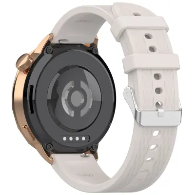 Eleganten silikonski pašček za OPPO Watch X2 Mini (18 mm) White