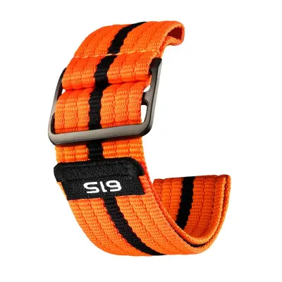 Garmin Fenix 8/7X/970/965 Športni najlonski pašček za uro Orange 22 mm