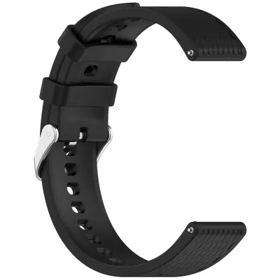 Eleganten silikonski pašček za OPPO Watch X2 Mini (18 mm) Black