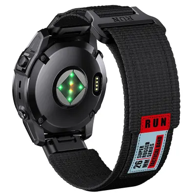 Najlonski trak za Garmin Fenix 8 Black 22 mm