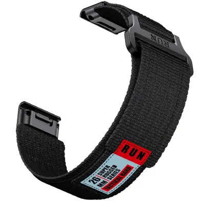 Najlonski trak za Garmin Fenix 8 Black 26 mm