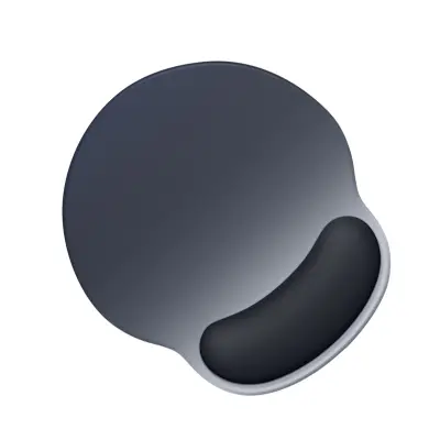 Ergonomska podloga za miško z oporo za zapestje - modro-črn gradient