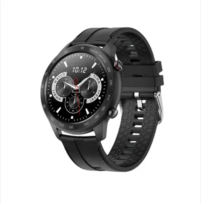 Elegantna črna pametna ura MX5 s klicanjem prek Bluetootha