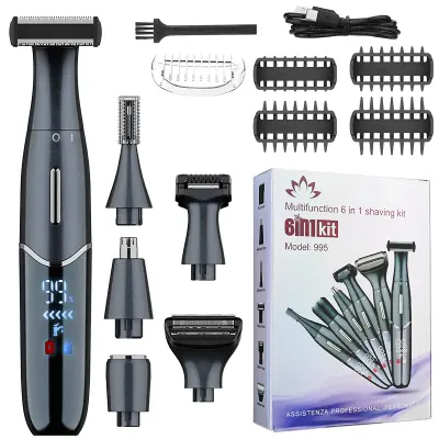 5-v-1 Ženski prirezovalnik dlak: Natančno in nežno urejanje Black