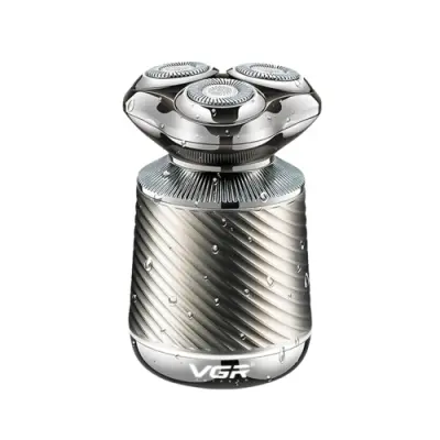 VGR V-391 5W USB 3 v 1 pametni plavajoči brivnik s tremi glavami (srebrn)