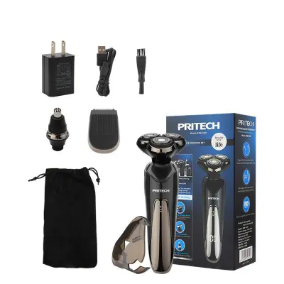 3-v-1 električni brivnik za gladko britje