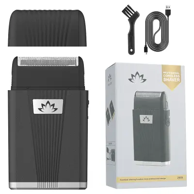 Brivnik z folijo za polnjenje Black + Silver