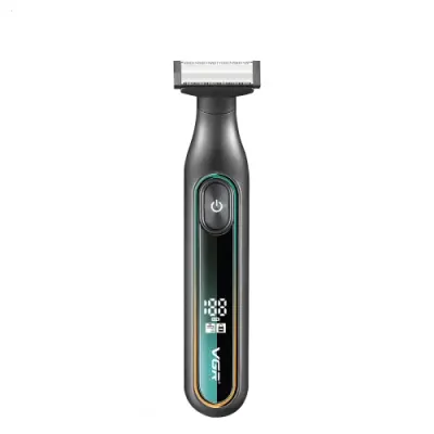 Električni brivnik v obliki črke T VGR V-360 5W z USB digitalnim zaslonom (zelen)