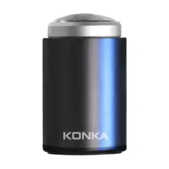 KONKA Mini prenosni britvica za moške, vodoodporna britvica za zunanjo uporabo, barva: črna