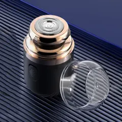 TY-500 2 v 1 mini prenosni polnilni električni brivnik (črna)