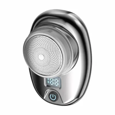 Prenosni digitalni brivnik Mini pralni električni brivnik (svetlo srebrn)